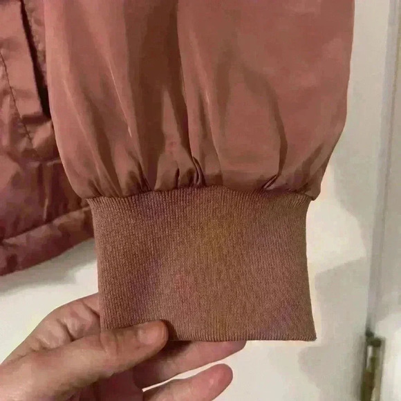 A New Day Women's Bomber Jacket - Dusty Rose, Berry Pink - Size Small (G112) - Picture 2 of 14